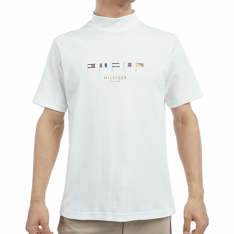 トミー ヒルフィガー ゴルフ Tommy Hilfiger Golf メンズ メンズ マルチフラッグ 半袖モックネックシャツ THMA503 詳細1