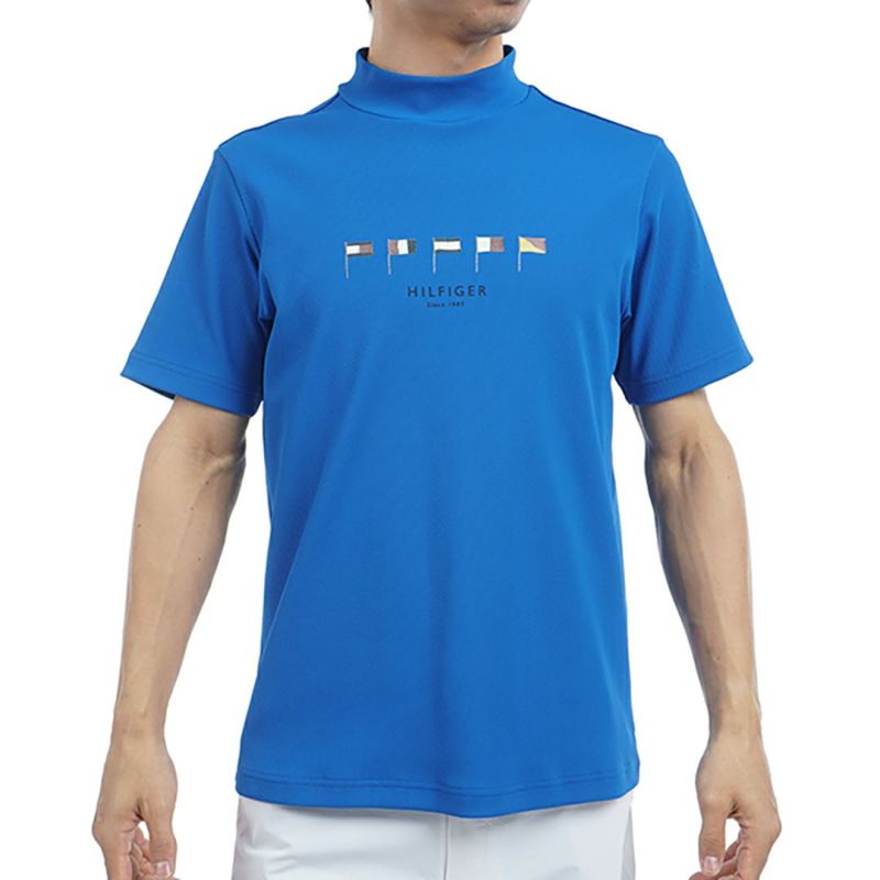 トミー ヒルフィガー ゴルフ Tommy Hilfiger Golf メンズ メンズ マルチフラッグ 半袖モックネックシャツ THMA503 詳細4