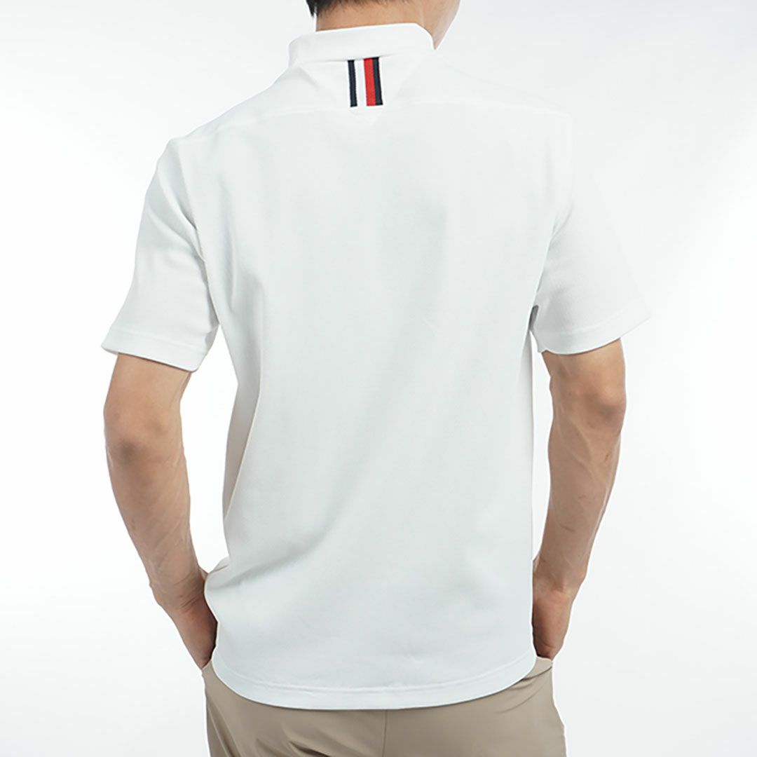 トミー ヒルフィガー ゴルフ Tommy Hilfiger Golf メンズ メンズ マルチフラッグ 半袖モックネックシャツ THMA503 詳細8