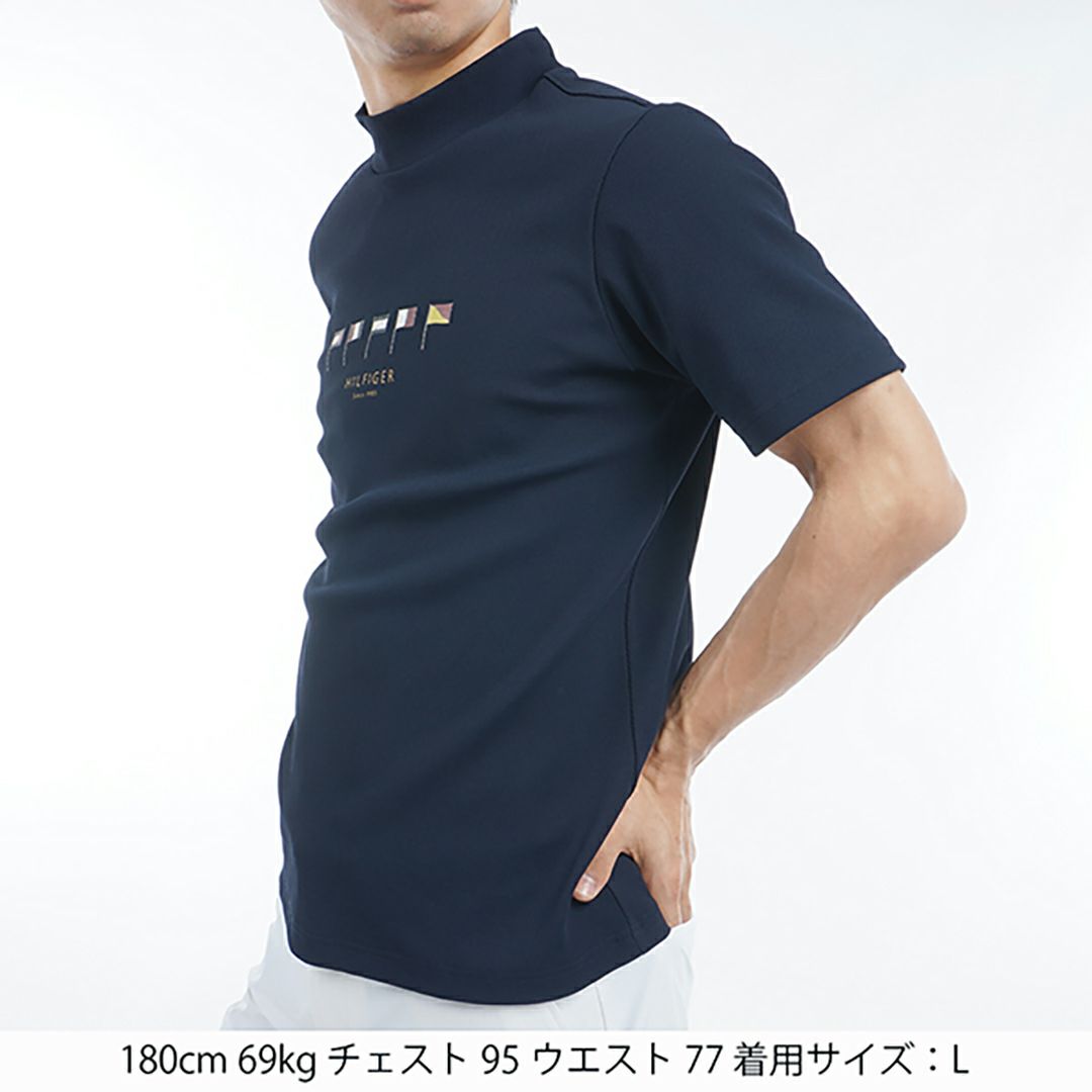 トミー ヒルフィガー ゴルフ Tommy Hilfiger Golf メンズ メンズ マルチフラッグ 半袖モックネックシャツ THMA503 詳細16