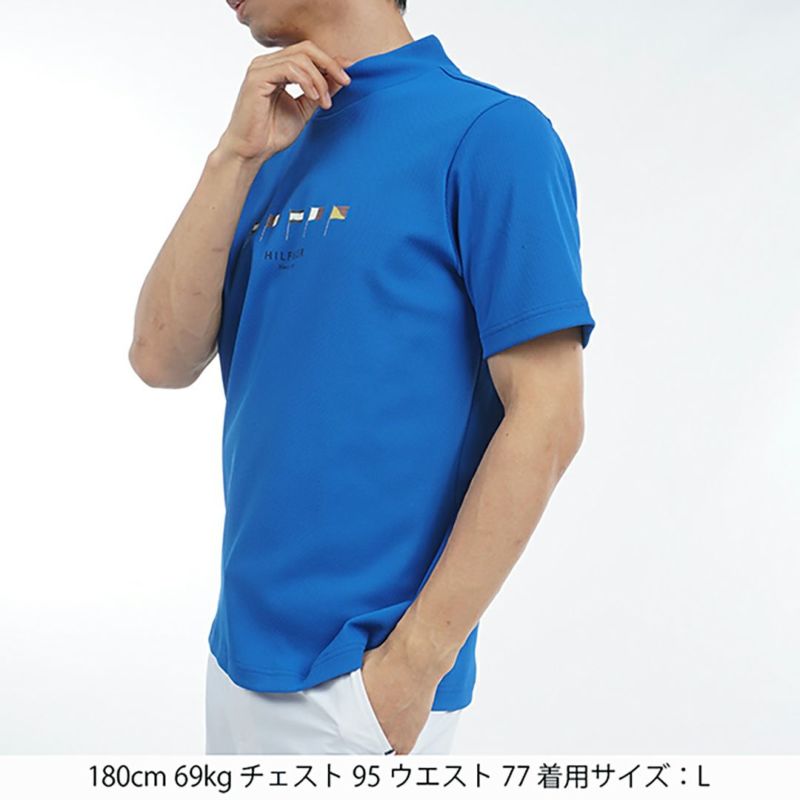 トミー ヒルフィガー ゴルフ Tommy Hilfiger Golf メンズ メンズ マルチフラッグ 半袖モックネックシャツ THMA503 詳細18