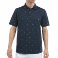 トミー ヒルフィガー ゴルフ Tommy Hilfiger Golf メンズ メンズ マルチフラッグモノグラム 半袖ポロシャツ THMA504 詳細1