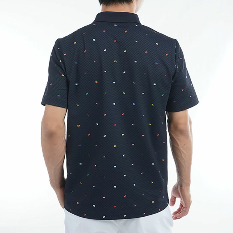 トミー ヒルフィガー ゴルフ Tommy Hilfiger Golf メンズ メンズ マルチフラッグモノグラム 半袖ポロシャツ THMA504 詳細6