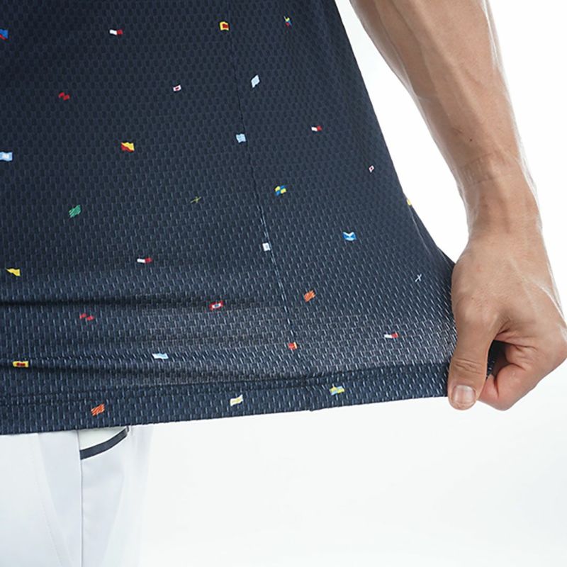 トミー ヒルフィガー ゴルフ Tommy Hilfiger Golf メンズ メンズ マルチフラッグモノグラム 半袖ポロシャツ THMA504 詳細8