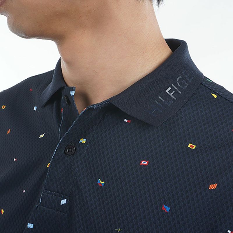 トミー ヒルフィガー ゴルフ Tommy Hilfiger Golf メンズ メンズ マルチフラッグモノグラム 半袖ポロシャツ THMA504 詳細9