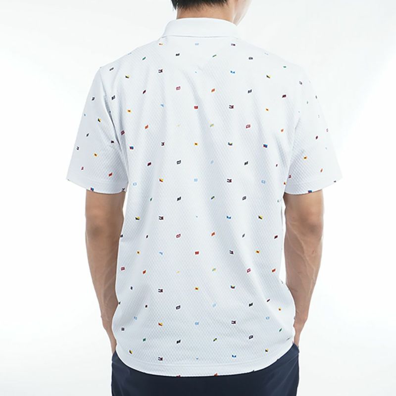 トミー ヒルフィガー ゴルフ Tommy Hilfiger Golf メンズ メンズ マルチフラッグモノグラム 半袖ポロシャツ THMA504 詳細12