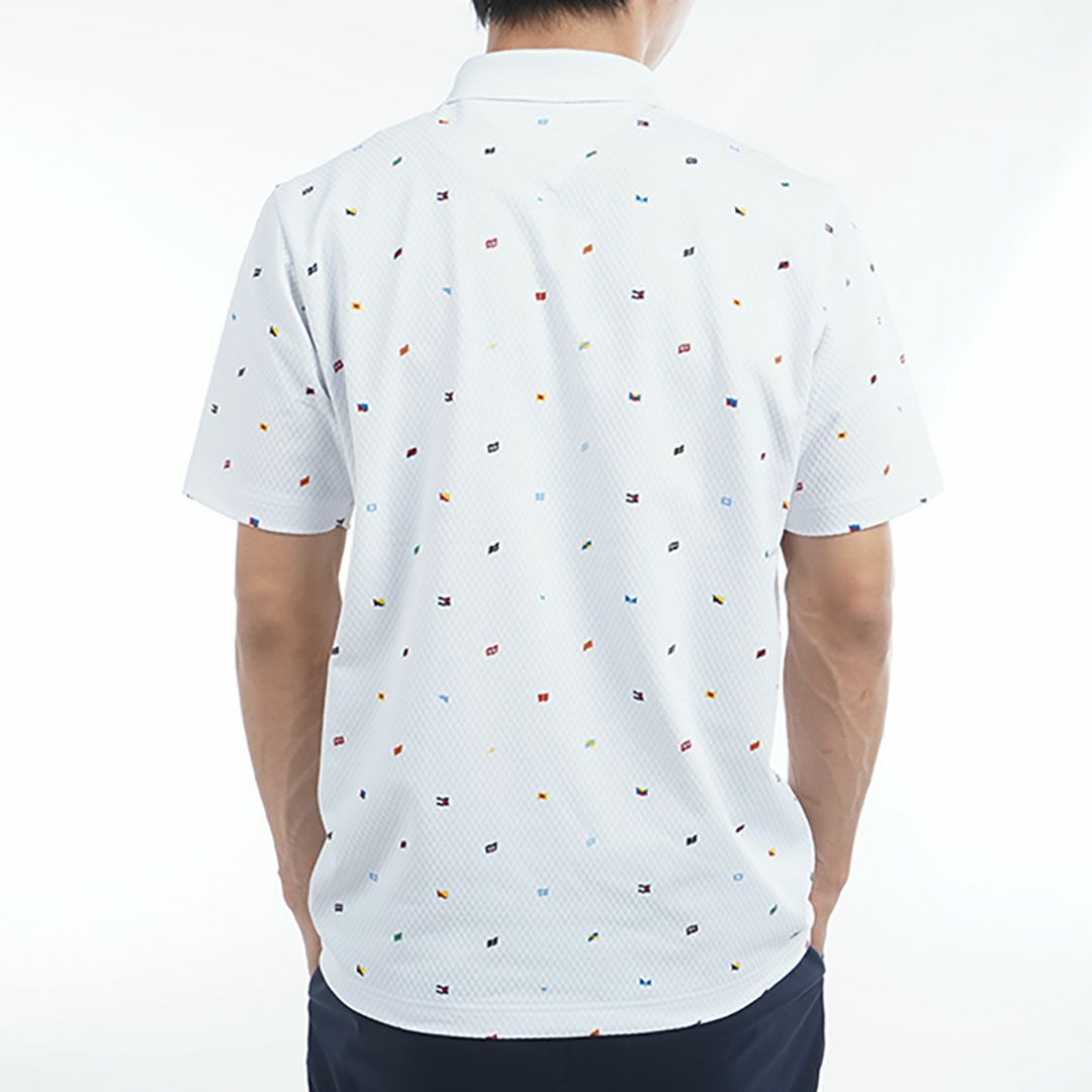 トミー ヒルフィガー ゴルフ Tommy Hilfiger Golf メンズ メンズ マルチフラッグモノグラム 半袖ポロシャツ THMA504 詳細12