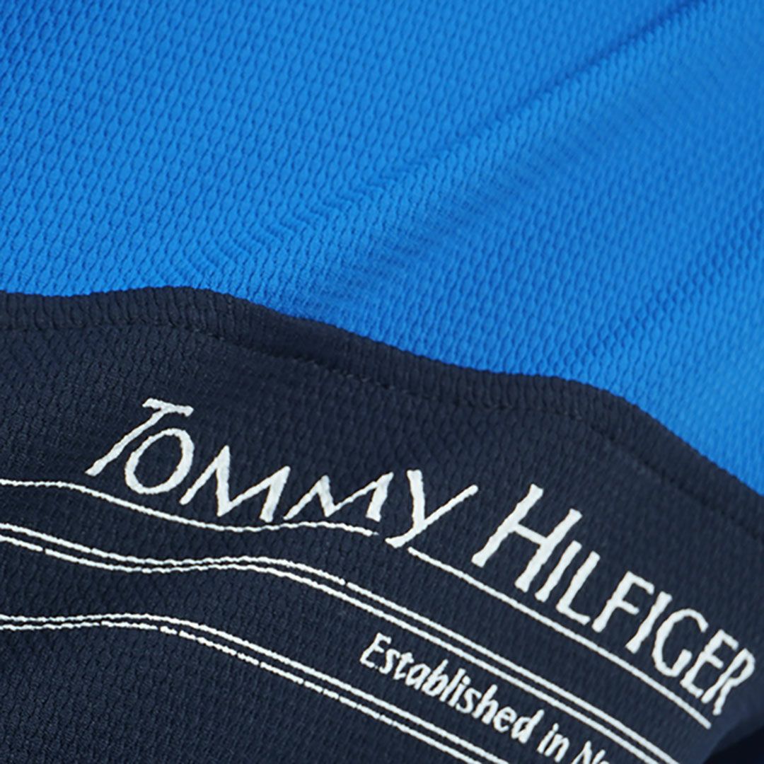 トミー ヒルフィガー ゴルフ Tommy Hilfiger Golf メンズ メンズ カラーブロック 半袖モックネックシャツ THMA505 詳細12