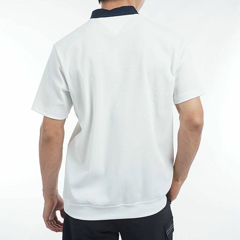 トミー ヒルフィガー ゴルフ Tommy Hilfiger Golf メンズ メンズ カラーブロック 半袖モックネックシャツ THMA505 詳細14