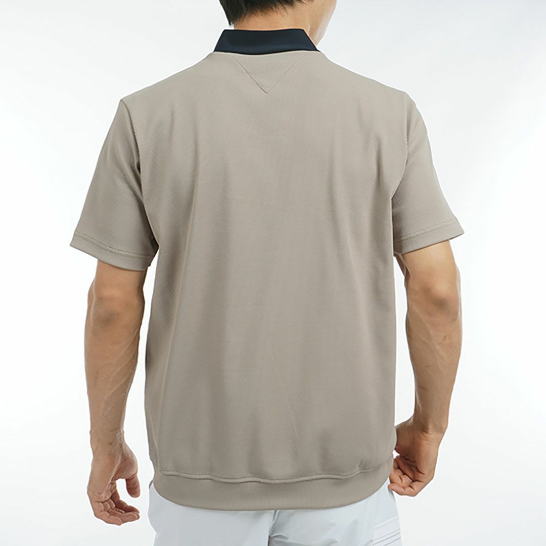 トミー ヒルフィガー ゴルフ Tommy Hilfiger Golf メンズ メンズ カラーブロック 半袖モックネックシャツ THMA505 詳細16