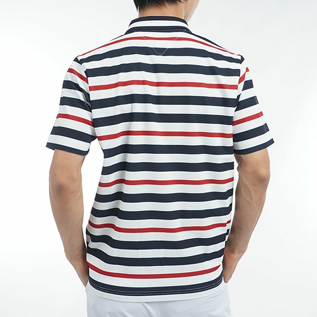 トミー ヒルフィガー ゴルフ Tommy Hilfiger Golf メンズ メンズ マルチボーダー 半袖ポロシャツ THMA506 詳細6