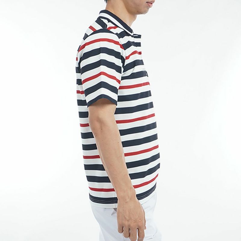 トミー ヒルフィガー ゴルフ Tommy Hilfiger Golf メンズ メンズ マルチボーダー 半袖ポロシャツ THMA506 詳細7