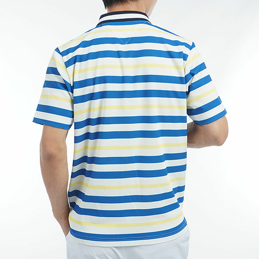 トミー ヒルフィガー ゴルフ Tommy Hilfiger Golf メンズ メンズ マルチボーダー 半袖ポロシャツ THMA506 詳細15