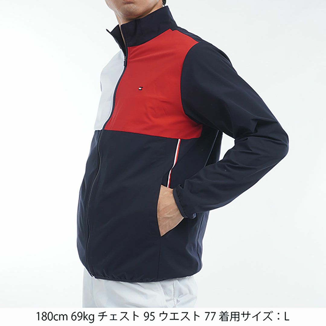 トミー ヒルフィガー ゴルフ Tommy Hilfiger Golf メンズ メンズ パッカブル ウィンドジャケット THMA509 詳細4