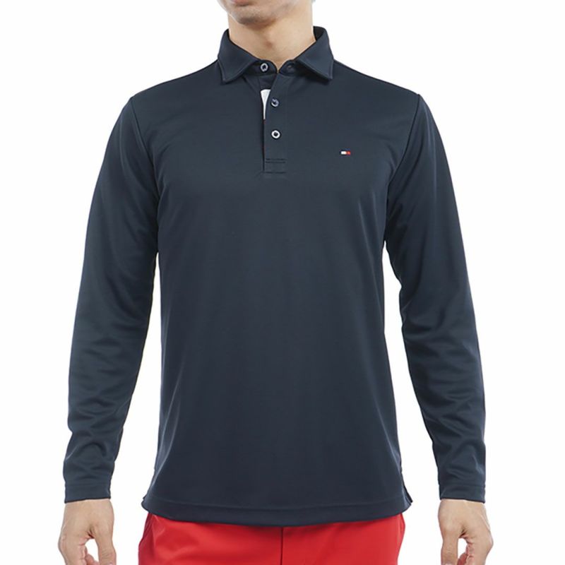 トミー ヒルフィガー ゴルフ Tommy Hilfiger Golf メンズ メンズ ベーシックプレーン 長袖シャツ THMA511 詳細1