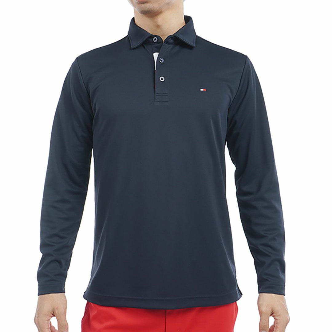 トミー ヒルフィガー ゴルフ Tommy Hilfiger Golf メンズ メンズ ベーシックプレーン 長袖シャツ THMA511 詳細1