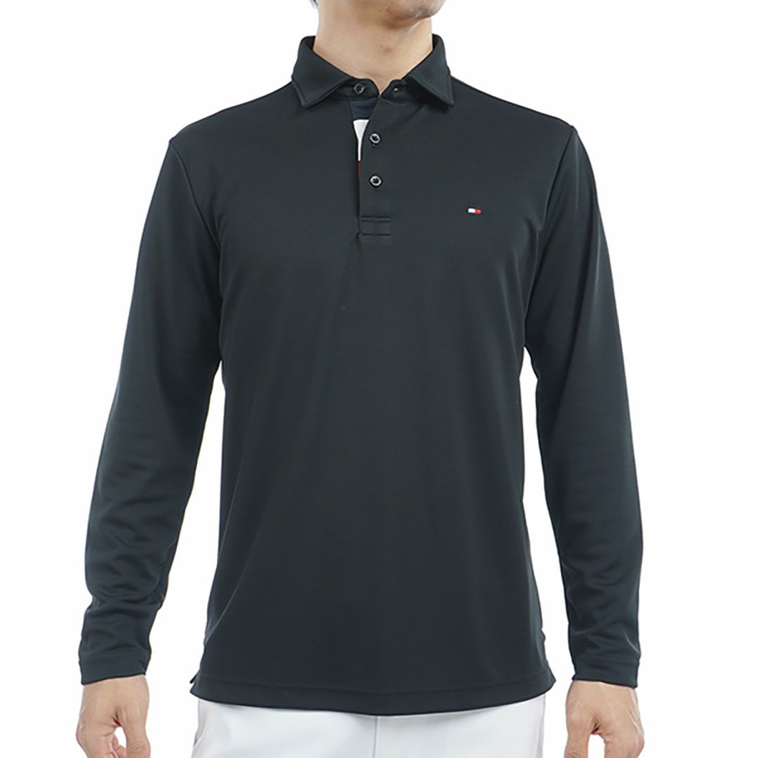 トミー ヒルフィガー ゴルフ Tommy Hilfiger Golf メンズ メンズ ベーシックプレーン 長袖シャツ THMA511 詳細3