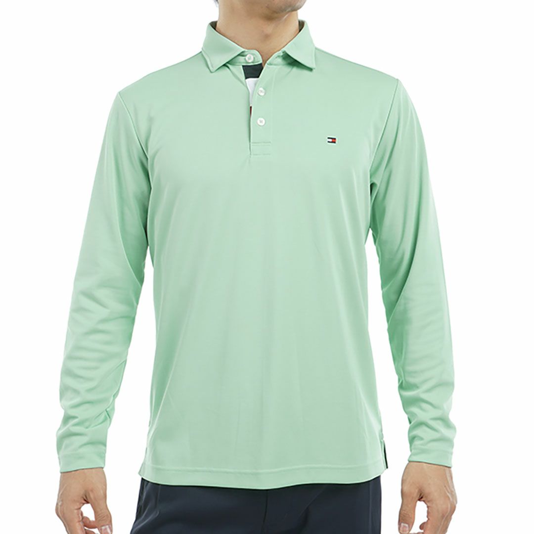トミー ヒルフィガー ゴルフ Tommy Hilfiger Golf メンズ メンズ ベーシックプレーン 長袖シャツ THMA511 詳細4