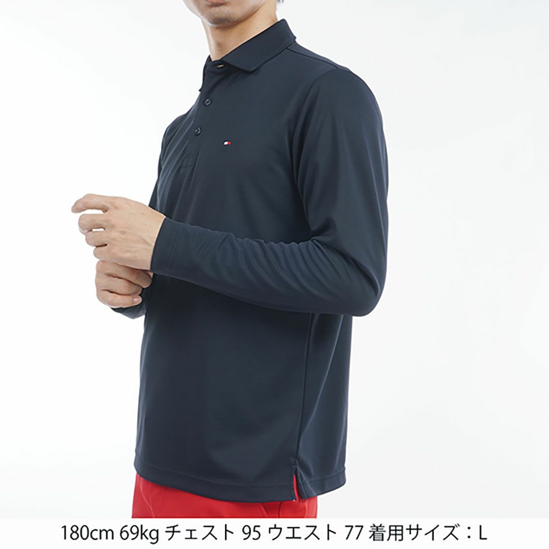 トミー ヒルフィガー ゴルフ Tommy Hilfiger Golf メンズ メンズ ベーシックプレーン 長袖シャツ THMA511 詳細5