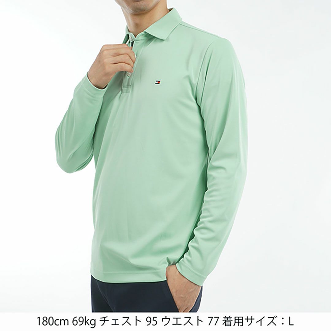 トミー ヒルフィガー ゴルフ Tommy Hilfiger Golf メンズ メンズ ベーシックプレーン 長袖シャツ THMA511 詳細11