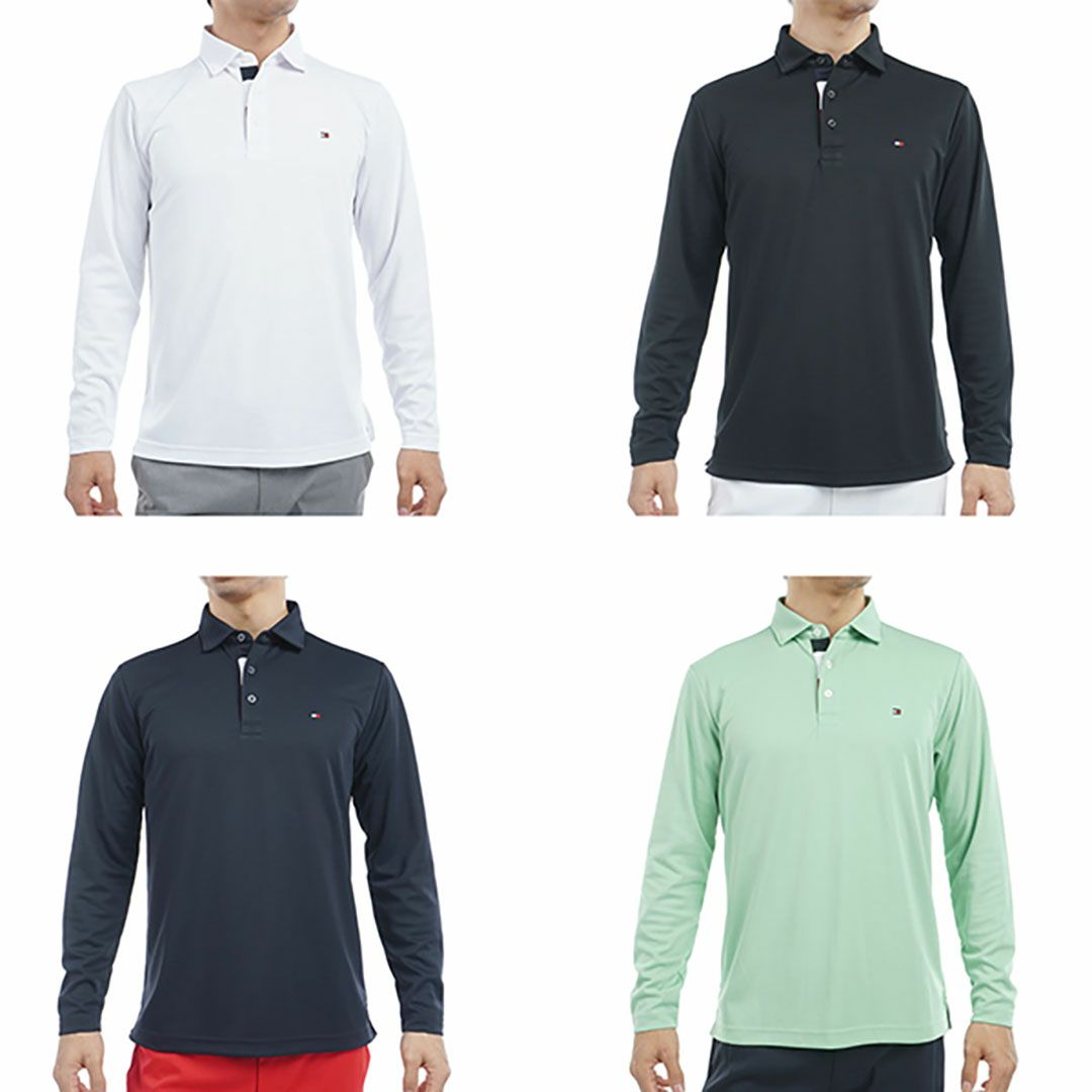 トミー ヒルフィガー ゴルフ Tommy Hilfiger Golf メンズ メンズ ベーシックプレーン 長袖シャツ THMA511 詳細13