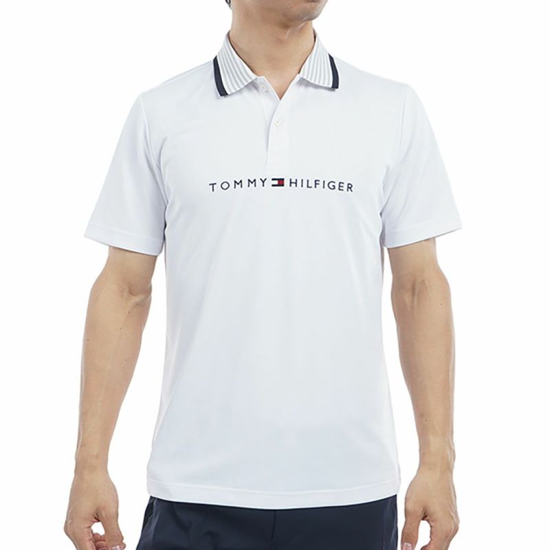 トミー ヒルフィガー ゴルフ Tommy Hilfiger Golf メンズ メンズ エッセンシャルストライプカラー 半袖ポロシャツ THMA513 詳細2