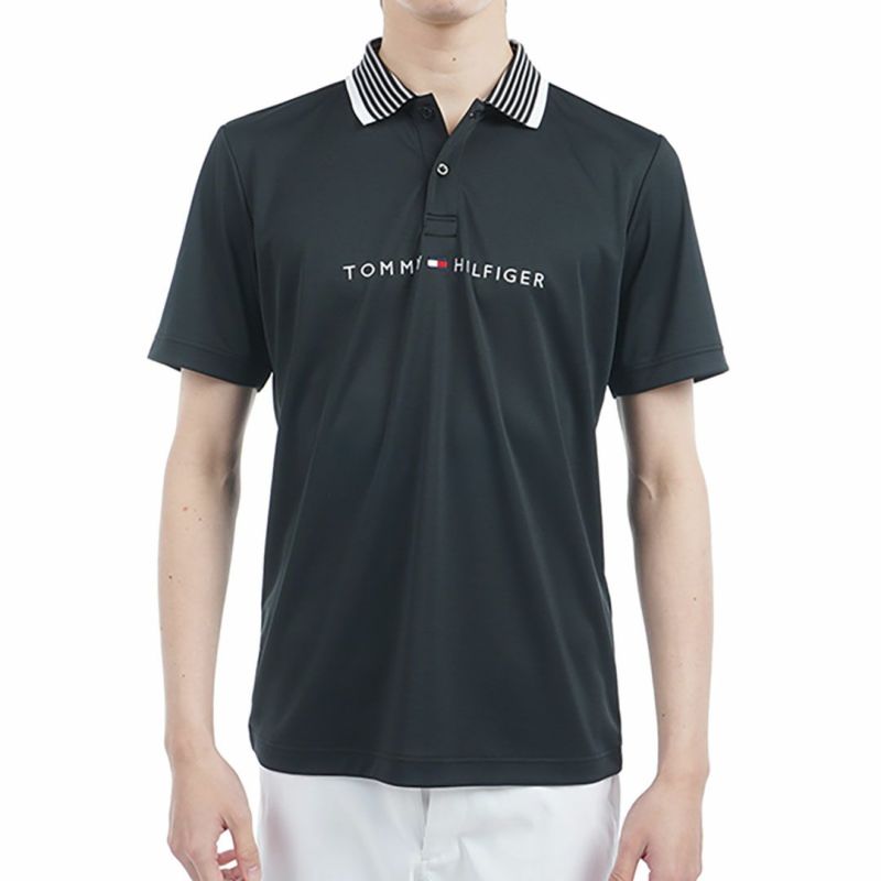 トミー ヒルフィガー ゴルフ Tommy Hilfiger Golf メンズ メンズ エッセンシャルストライプカラー 半袖ポロシャツ THMA513 詳細3