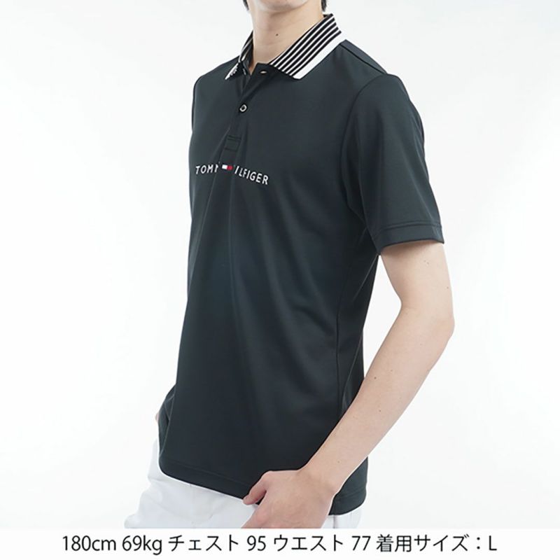 トミー ヒルフィガー ゴルフ Tommy Hilfiger Golf メンズ メンズ エッセンシャルストライプカラー 半袖ポロシャツ THMA513 詳細16