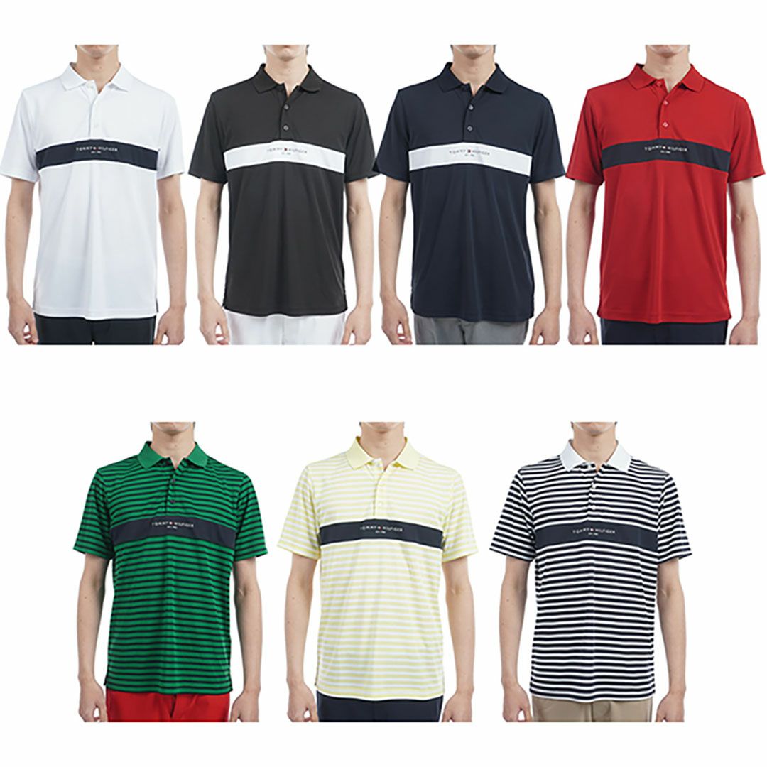 トミー ヒルフィガー ゴルフ Tommy Hilfiger Golf メンズ メンズ エッセンシャル 半袖ポロシャツ THMA514 詳細27