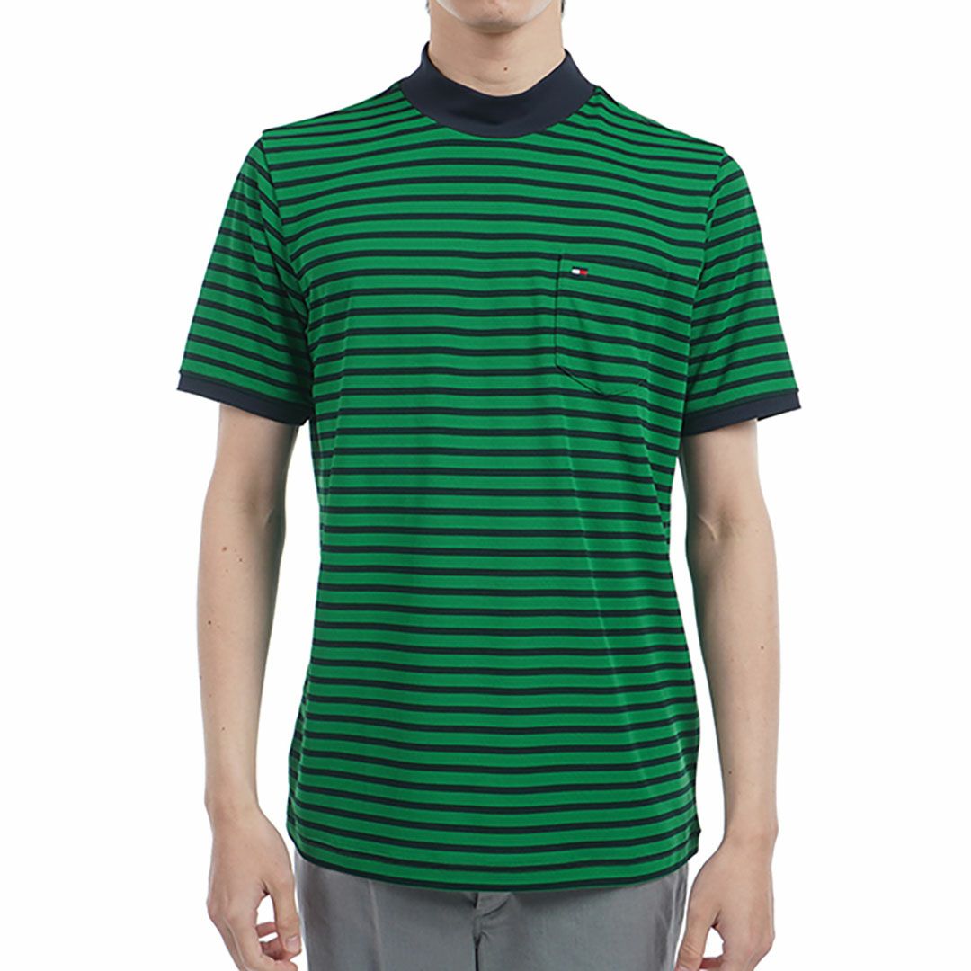 トミー ヒルフィガー ゴルフ Tommy Hilfiger Golf メンズ メンズ エッセンシャル 半袖モックネックシャツ THMA515 詳細1