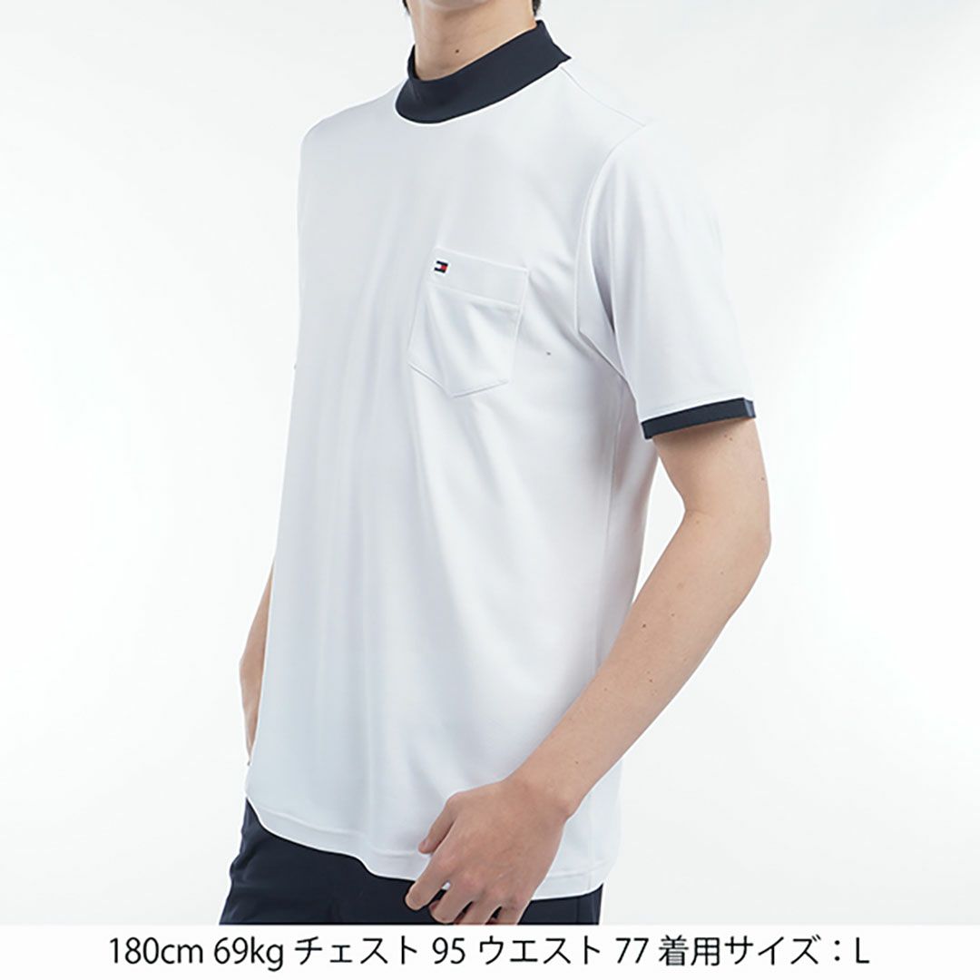 トミー ヒルフィガー ゴルフ Tommy Hilfiger Golf メンズ メンズ エッセンシャル 半袖モックネックシャツ THMA515 詳細17