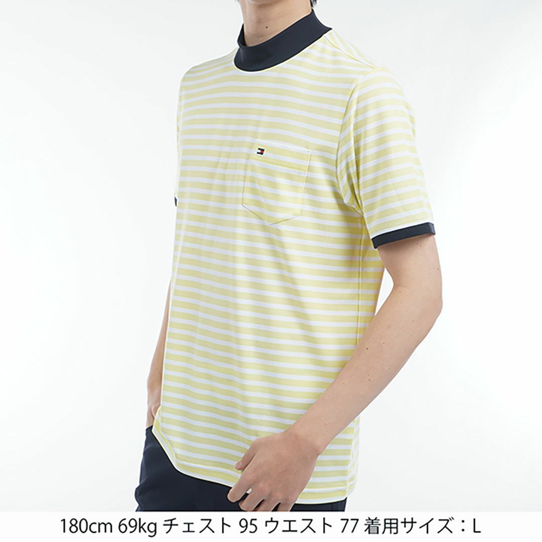 トミー ヒルフィガー ゴルフ Tommy Hilfiger Golf メンズ メンズ エッセンシャル 半袖モックネックシャツ THMA515 詳細25