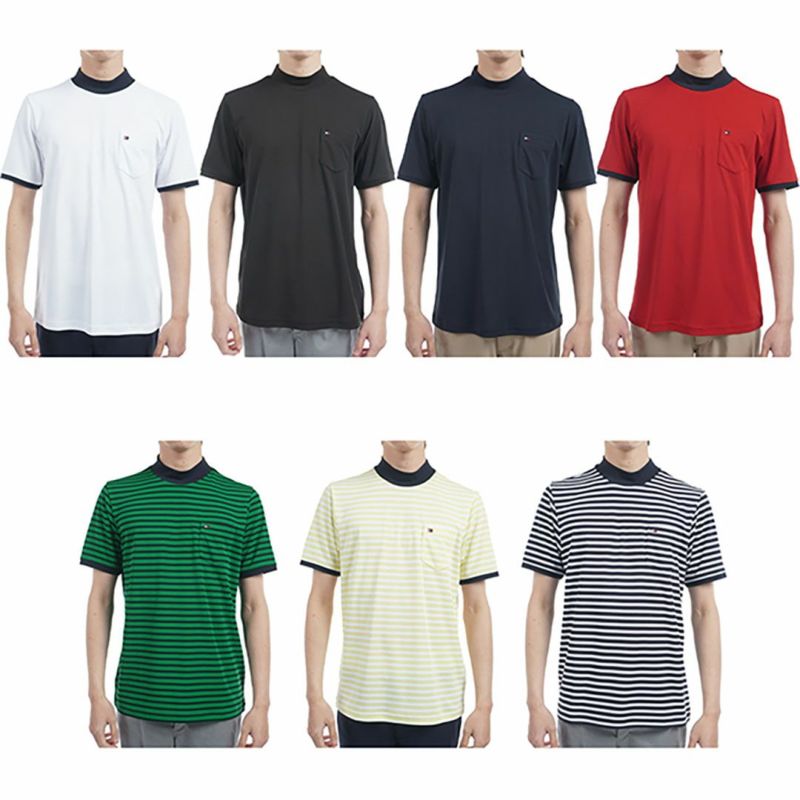 トミー ヒルフィガー ゴルフ Tommy Hilfiger Golf メンズ メンズ エッセンシャル 半袖モックネックシャツ THMA515 詳細29