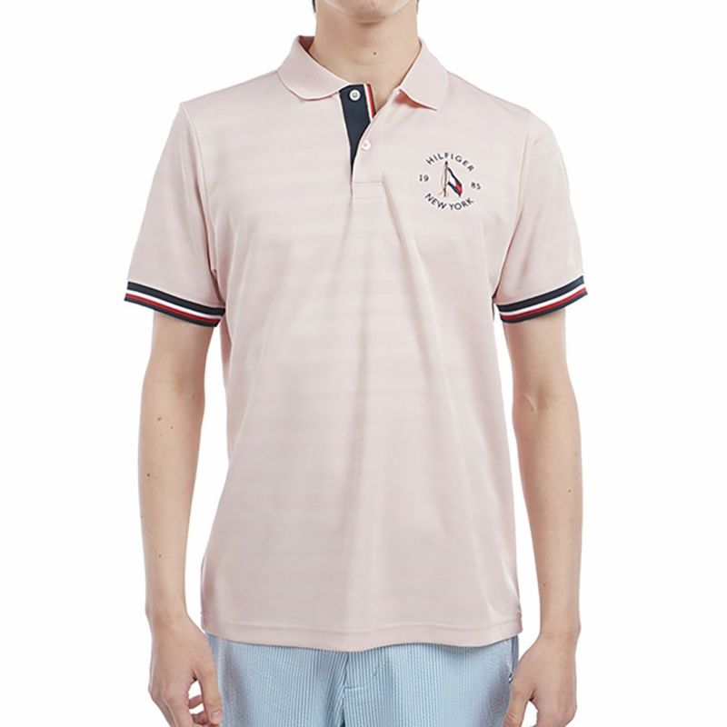 トミー ヒルフィガー ゴルフ Tommy Hilfiger Golf メンズ メンズ サークルロゴ 半袖ポロシャツ THMA518 詳細1