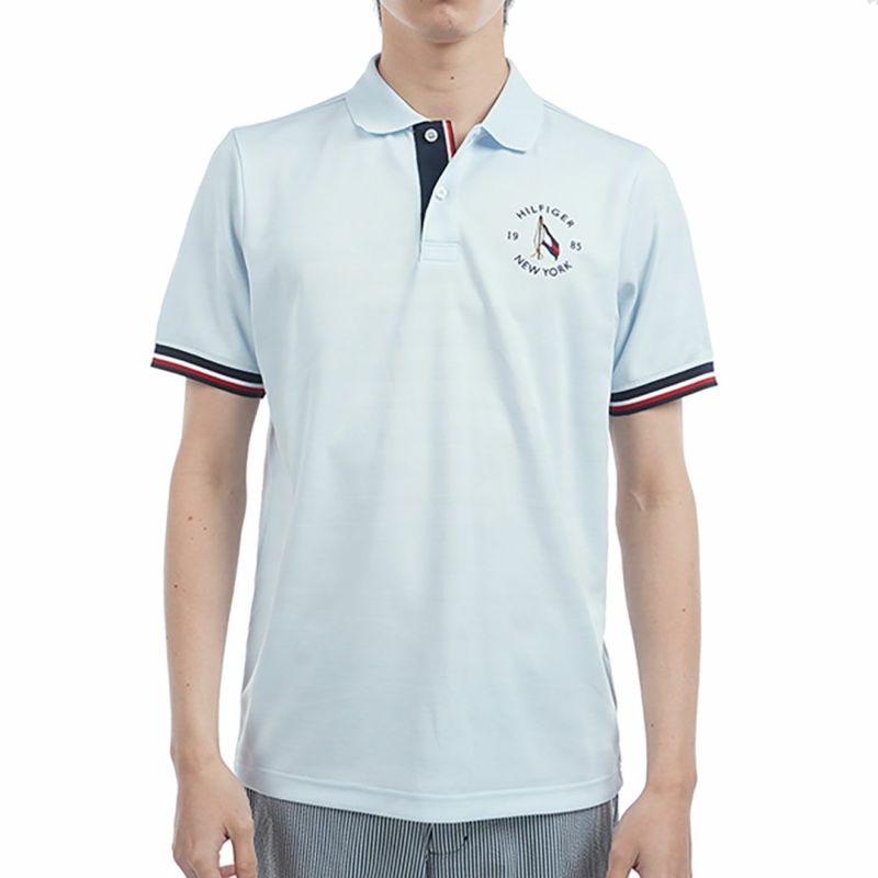 トミー ヒルフィガー ゴルフ Tommy Hilfiger Golf メンズ メンズ サークルロゴ 半袖ポロシャツ THMA518 詳細4