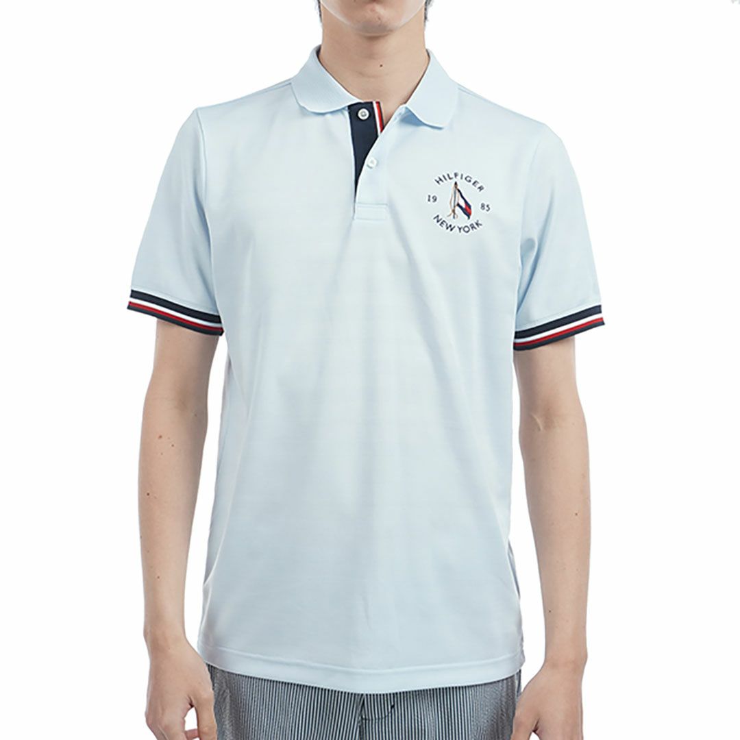 トミー ヒルフィガー ゴルフ Tommy Hilfiger Golf メンズ メンズ サークルロゴ 半袖ポロシャツ THMA518 詳細4