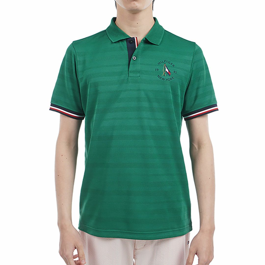 トミー ヒルフィガー ゴルフ Tommy Hilfiger Golf メンズ メンズ サークルロゴ 半袖ポロシャツ THMA518 詳細5
