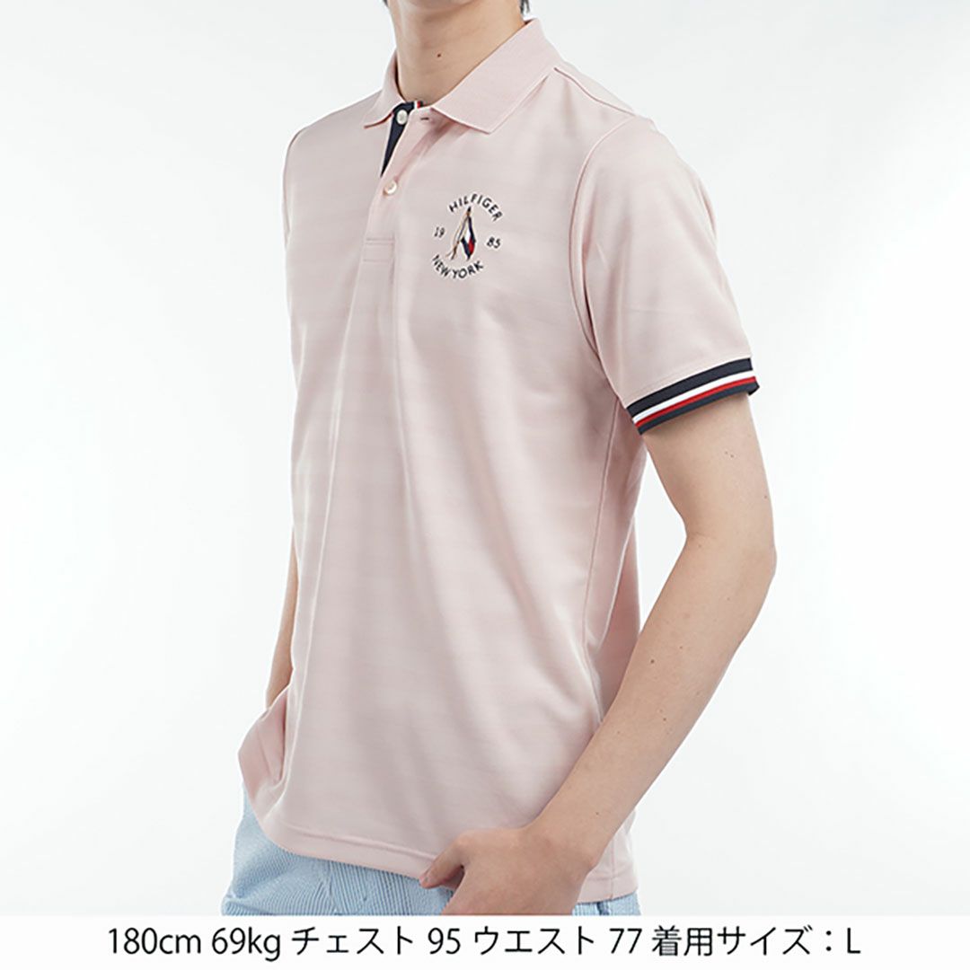 トミー ヒルフィガー ゴルフ Tommy Hilfiger Golf メンズ メンズ サークルロゴ 半袖ポロシャツ THMA518 詳細6