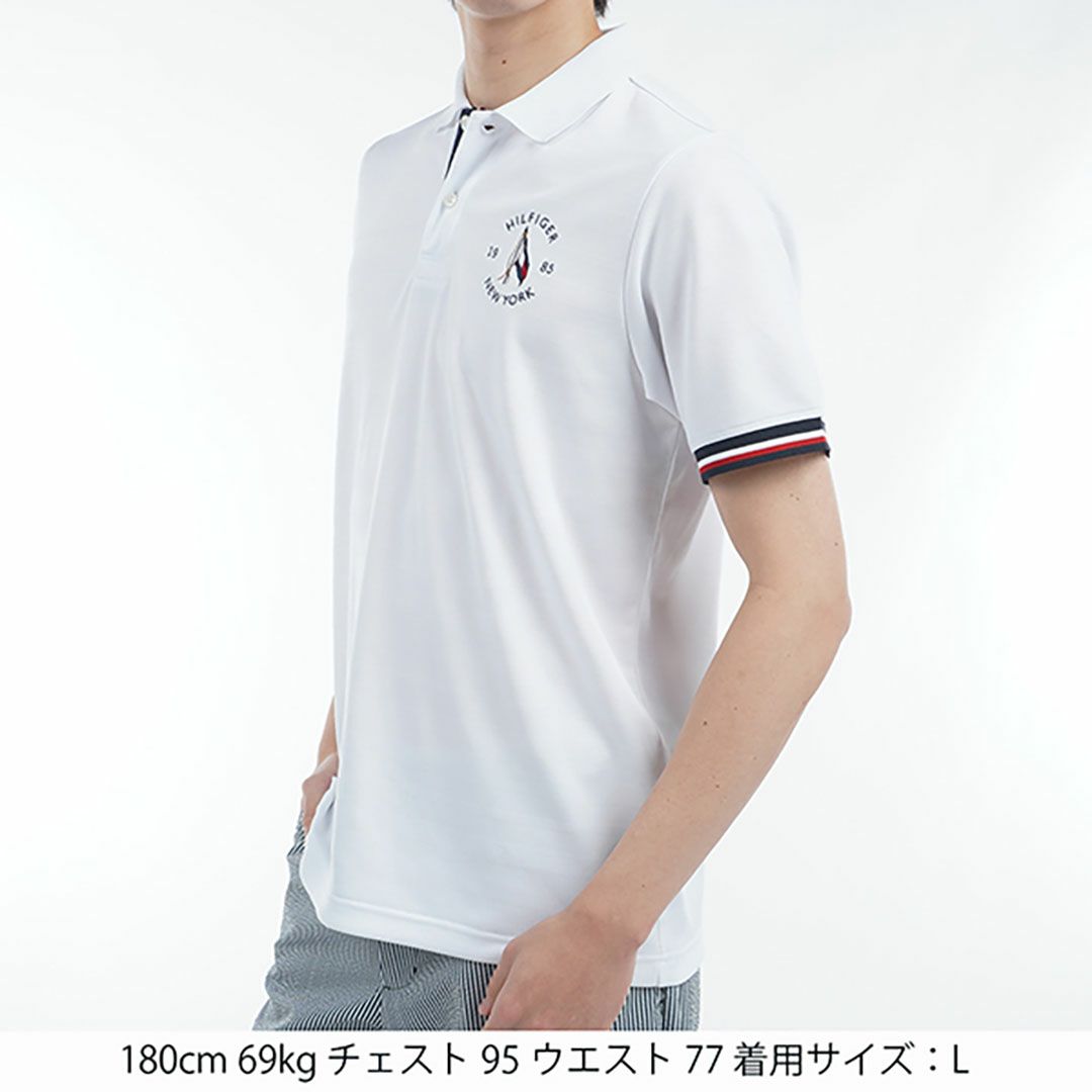 トミー ヒルフィガー ゴルフ Tommy Hilfiger Golf メンズ メンズ サークルロゴ 半袖ポロシャツ THMA518 詳細13