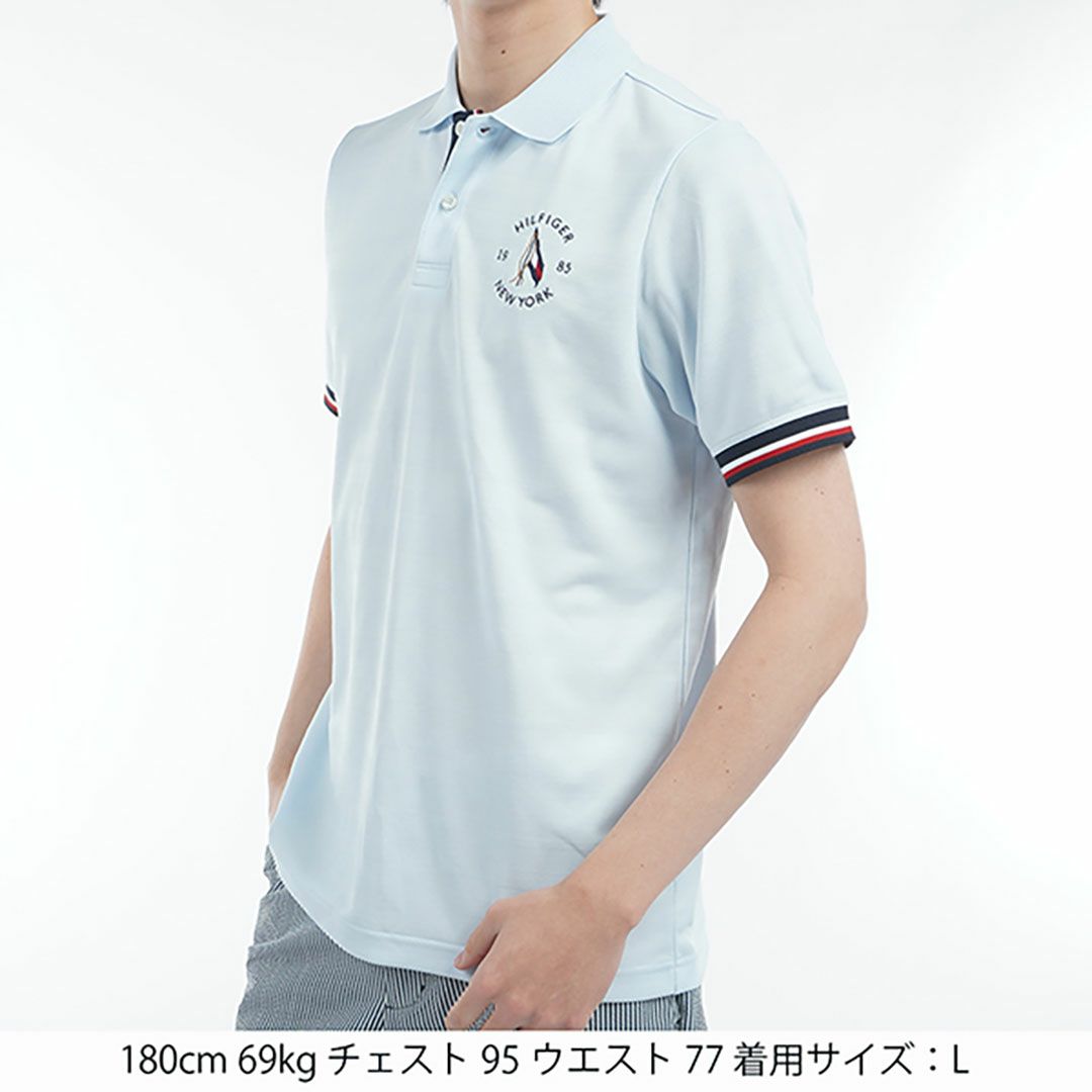 トミー ヒルフィガー ゴルフ Tommy Hilfiger Golf メンズ メンズ サークルロゴ 半袖ポロシャツ THMA518 詳細17