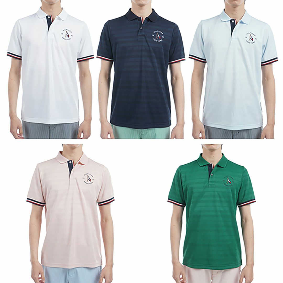 トミー ヒルフィガー ゴルフ Tommy Hilfiger Golf メンズ メンズ サークルロゴ 半袖ポロシャツ THMA518 詳細21