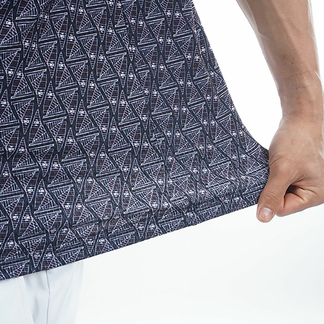 トミー ヒルフィガー ゴルフ Tommy Hilfiger Golf メンズ メンズ ヨットプリント 半袖ポロシャツ THMA519 詳細7