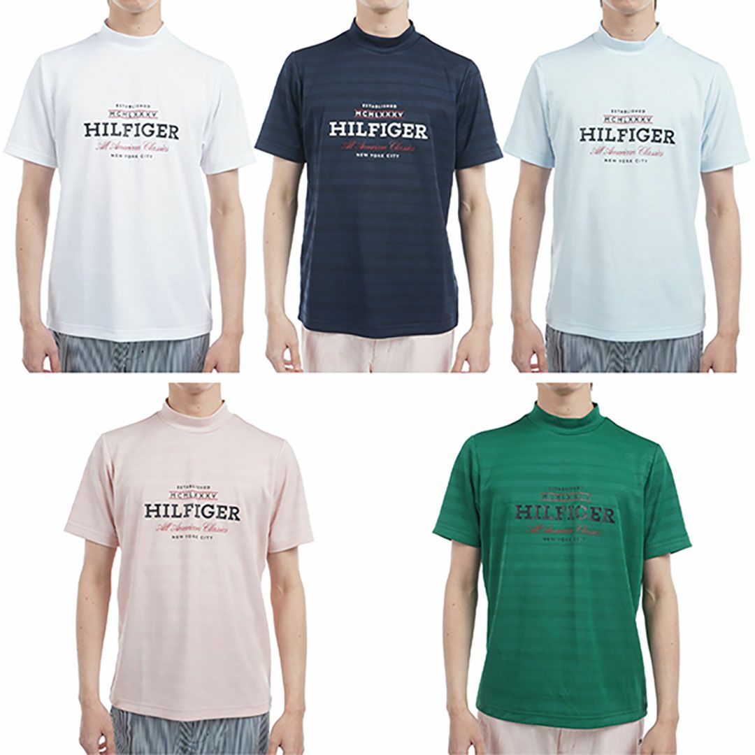 トミー ヒルフィガー ゴルフ Tommy Hilfiger Golf メンズ メンズ フロントロゴ 半袖モックネックシャツ THMA520 詳細23