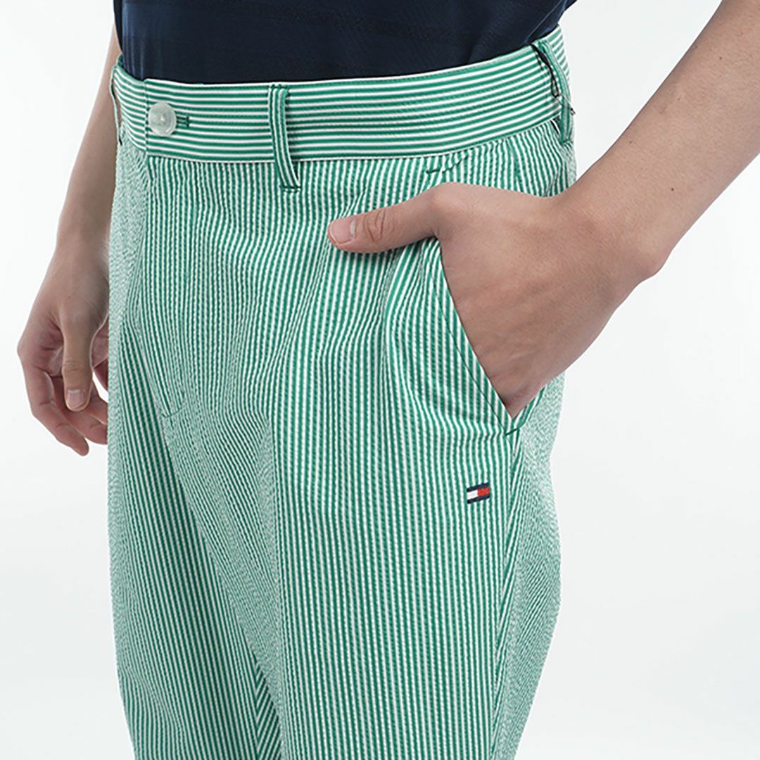 トミー ヒルフィガー ゴルフ Tommy Hilfiger Golf メンズ メンズ サッカーストライプ イージーパンツ THMA521 詳細9