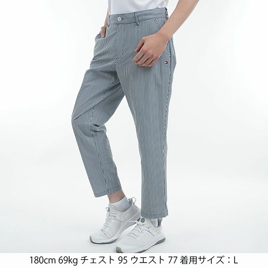 トミー ヒルフィガー ゴルフ Tommy Hilfiger Golf メンズ メンズ サッカーストライプ イージーパンツ THMA521 詳細12