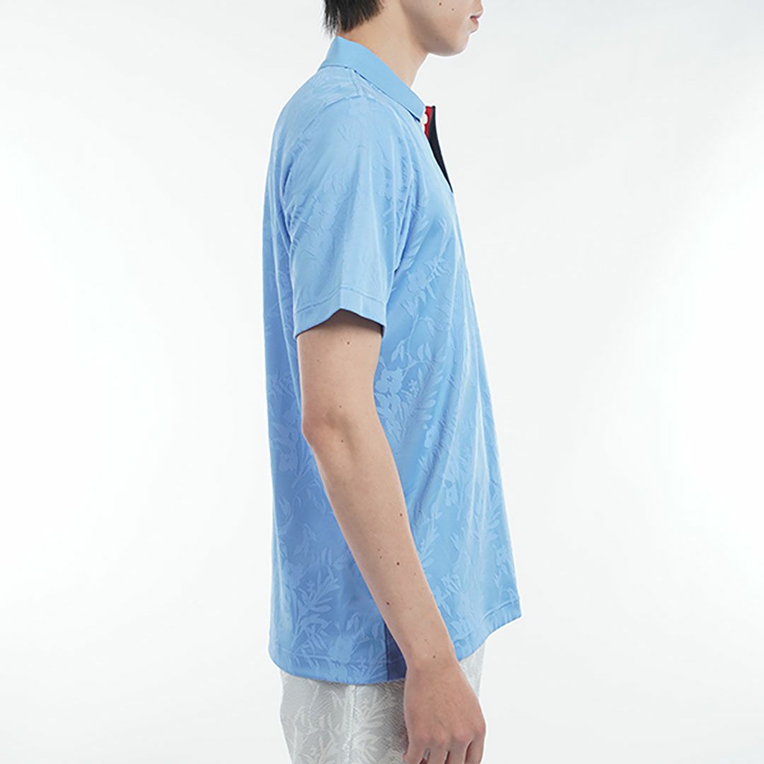 トミー ヒルフィガー ゴルフ Tommy Hilfiger Golf メンズ メンズ リーフジャガード 半袖ポロシャツ THMA522 詳細8