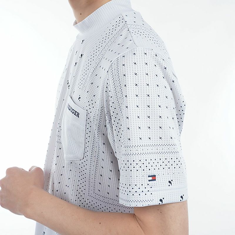 トミー ヒルフィガー ゴルフ Tommy Hilfiger Golf メンズ メンズ バンダナプリント 半袖モックネックシャツ THMA524 詳細9