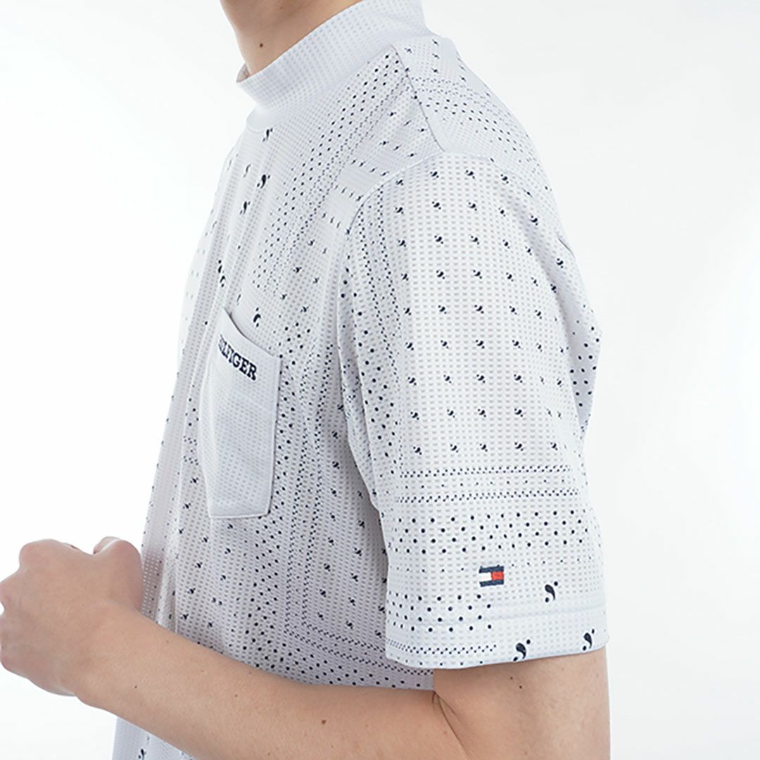 トミー ヒルフィガー ゴルフ Tommy Hilfiger Golf メンズ メンズ バンダナプリント 半袖モックネックシャツ THMA524 詳細9