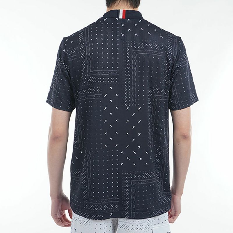 トミー ヒルフィガー ゴルフ Tommy Hilfiger Golf メンズ メンズ バンダナプリント 半袖モックネックシャツ THMA524 詳細14