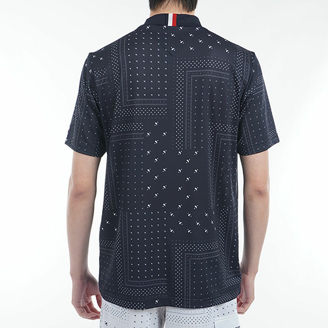 トミー ヒルフィガー ゴルフ Tommy Hilfiger Golf メンズ メンズ バンダナプリント 半袖モックネックシャツ THMA524 詳細14